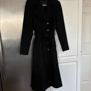 Zara Black Long Sleeve Coat